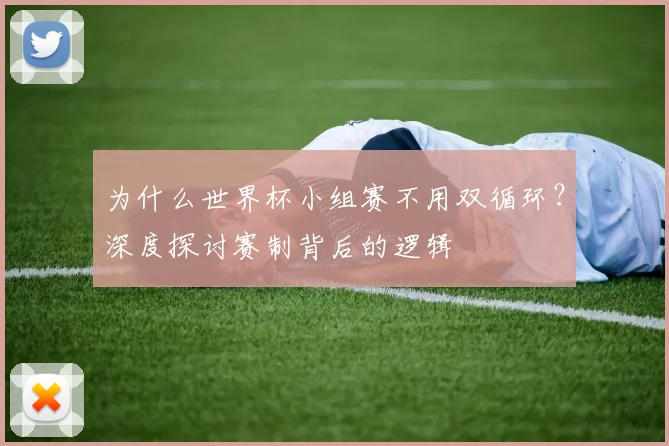 为什么世界杯小组赛不用双循环？深度探讨赛制背后的逻辑